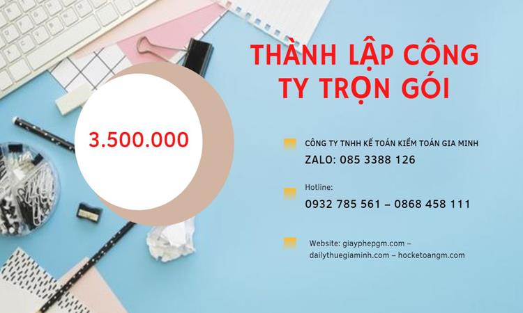 Bảng giá thành lập doanh nghiệp bất động sản tại Bình Thuận