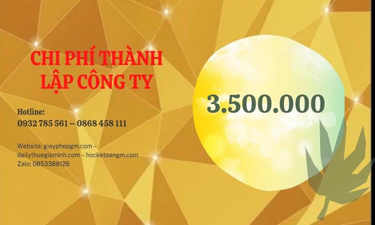Bảng giá thành lập doanh nghiệp bất động sản tại Huế
