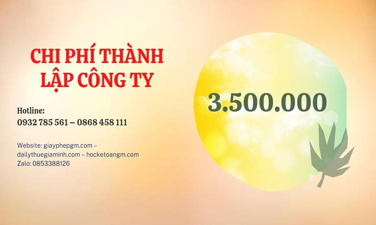 Bảng giá thành lập doanh nghiệp bất động sản tại Long An