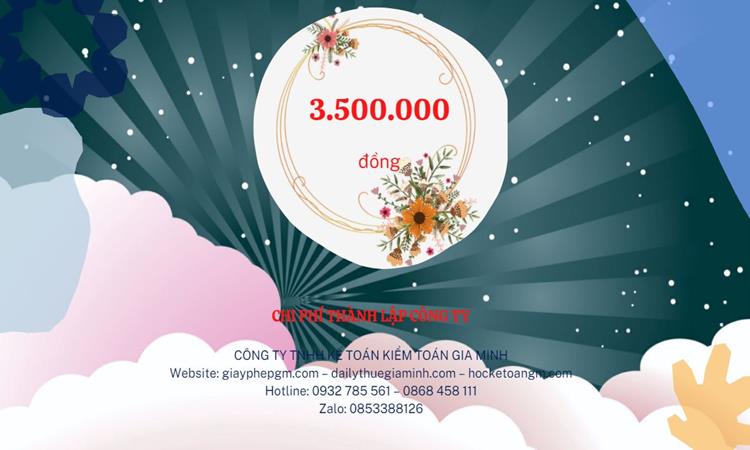 Bảng giá thành lập doanh nghiệp bất động sản tại Quận 6
