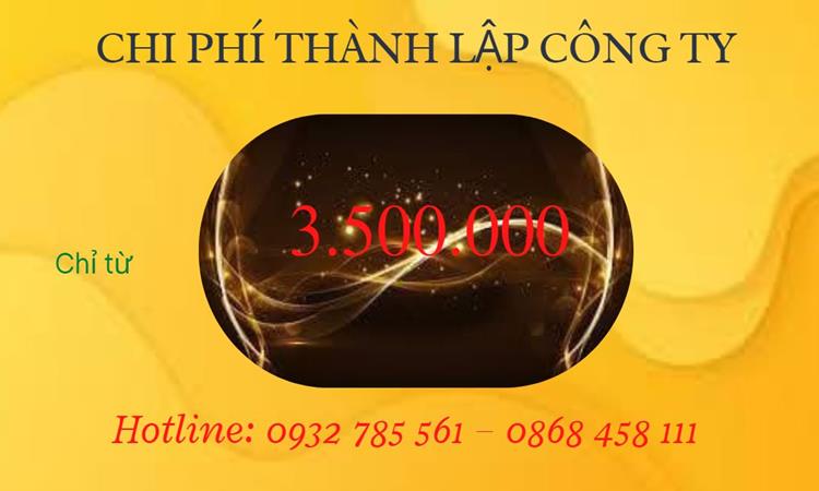 Bảng giá thành lập doanh nghiệp in ấn tại Bến Tre