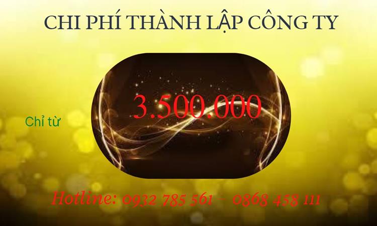 Bảng giá thành lập doanh nghiệp in ấn tại Bình Dương