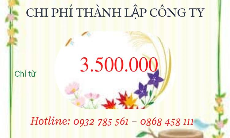 Bảng giá thành lập doanh nghiệp in ấn tại Huyện Cờ Đỏ
