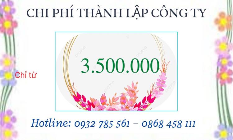 Bảng giá thành lập doanh nghiệp in ấn tại Huyện Hóc Môn