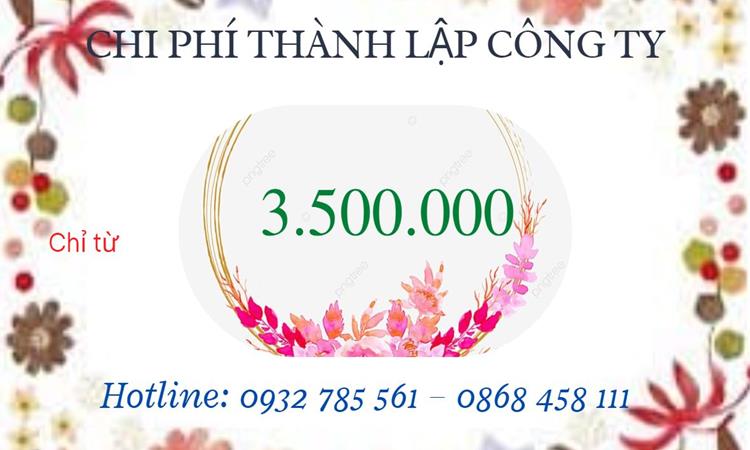Bảng giá thành lập doanh nghiệp in ấn tại Huyện Nhà Bè