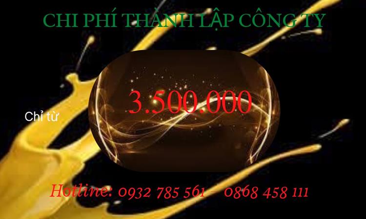 Bảng giá thành lập doanh nghiệp in ấn tại Huyện Thanh Oai