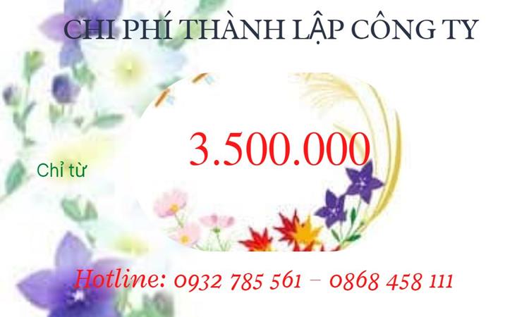 Bảng giá thành lập doanh nghiệp in ấn tại Huyện Thới Lai