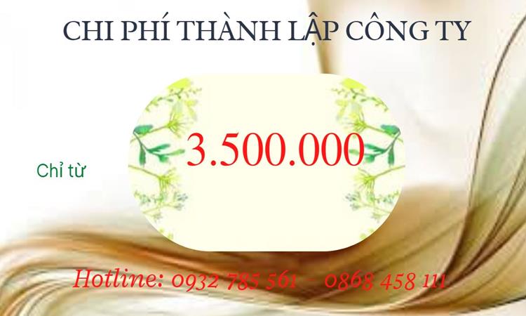  Bảng giá thành lập doanh nghiệp in ấn tại Khánh Hòa