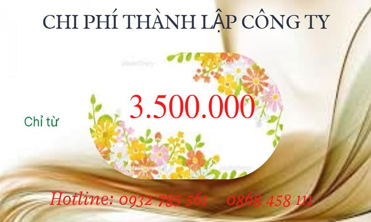 Bảng giá thành lập doanh nghiệp in ấn tại Long An