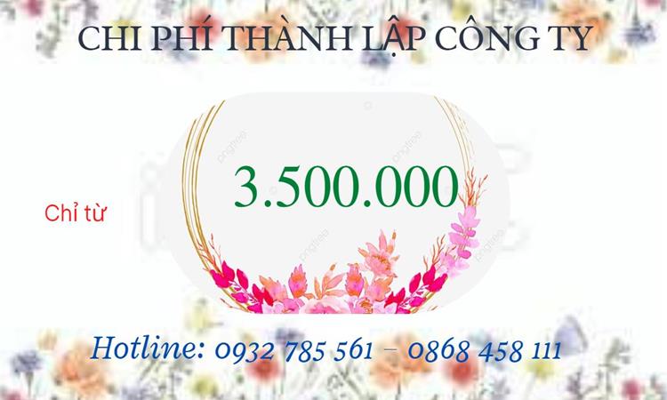 Bảng giá thành lập doanh nghiệp in ấn tại Quận 11