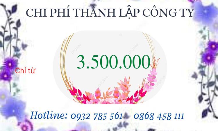Bảng giá thành lập doanh nghiệp in ấn tại Quận 3