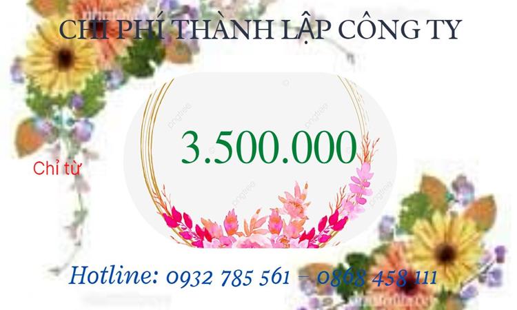 Bảng giá thành lập doanh nghiệp in ấn tại Quận 6