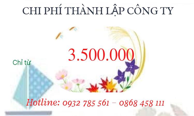 Bảng giá thành lập doanh nghiệp in ấn tại Quận Ninh Kiều