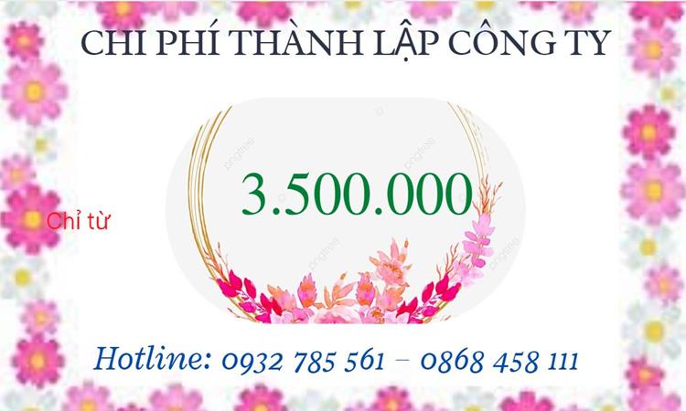 Bảng giá thành lập doanh nghiệp in ấn tại Quận Tân Bình