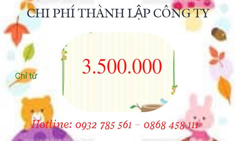 Bảng giá thành lập doanh nghiệp in ấn tại TP Hải Phòng