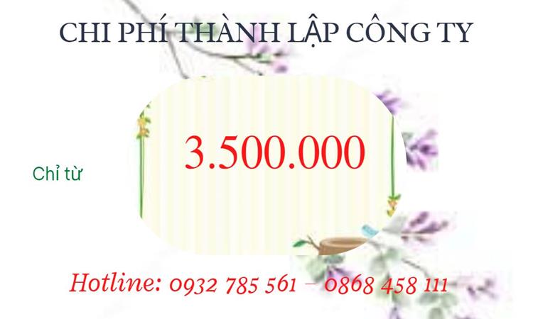 Bảng giá thành lập doanh nghiệp in ấn tại Trà Vinh