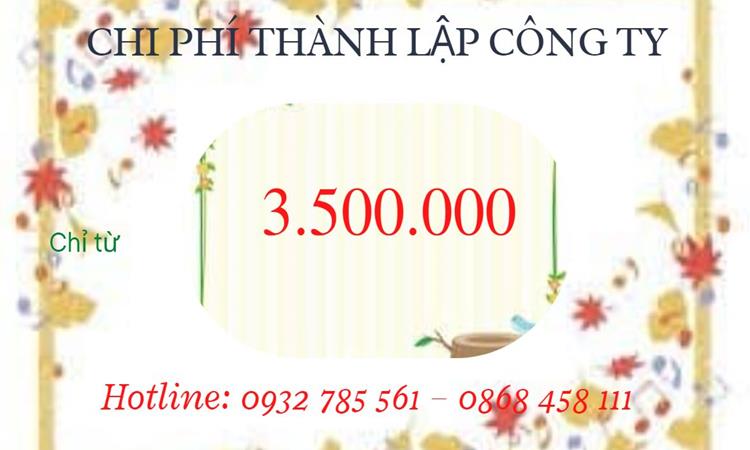 Bảng giá thành lập doanh nghiệp in ấn tại Tuyên Quang