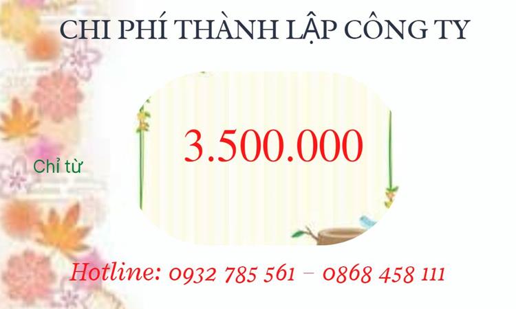 Bảng giá thành lập doanh nghiệp in ấn tại Vĩnh Long