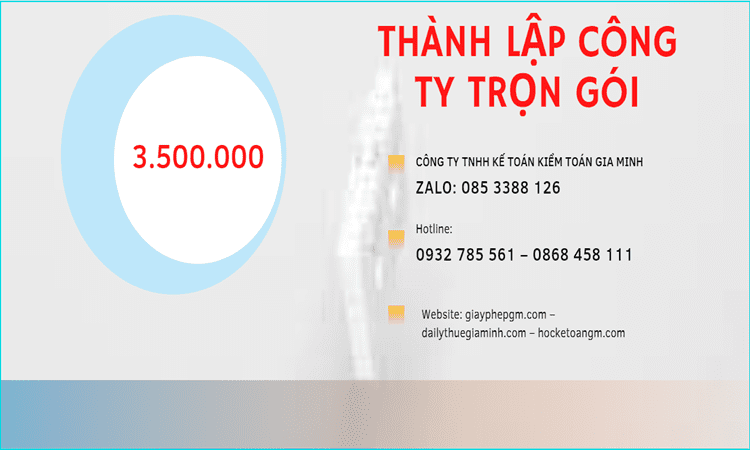 Bảng giá thành lập doanh nghiệp ở An Giang