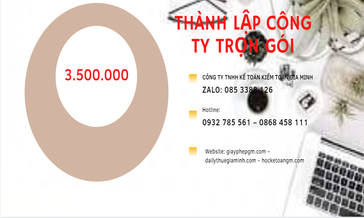 Bảng giá thành lập doanh nghiệp ở Bắc Kạn