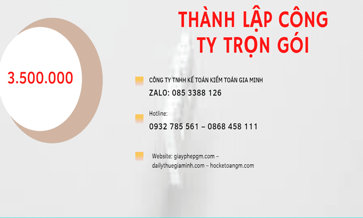 Bảng giá thành lập doanh nghiệp ở Cần Thơ