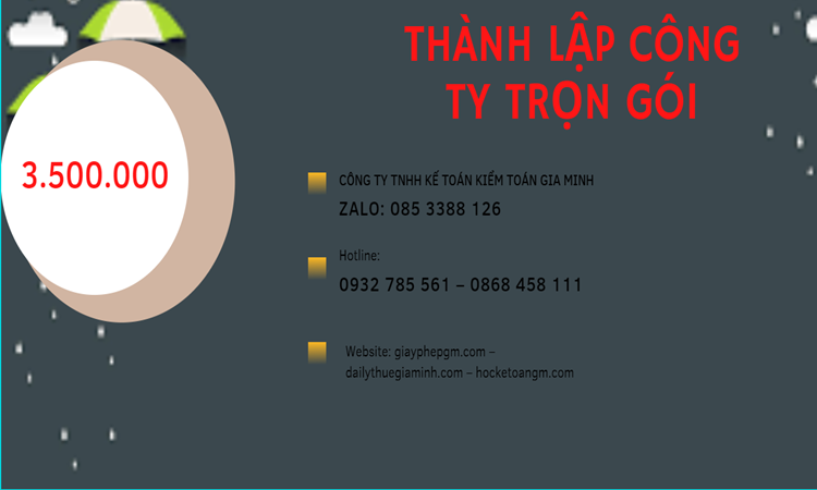 Bảng giá thành lập doanh nghiệp ở Huyện Bình Lục