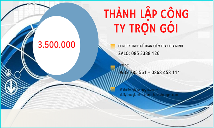 Bảng giá thành lập doanh nghiệp ở Huyện Cờ Đỏ