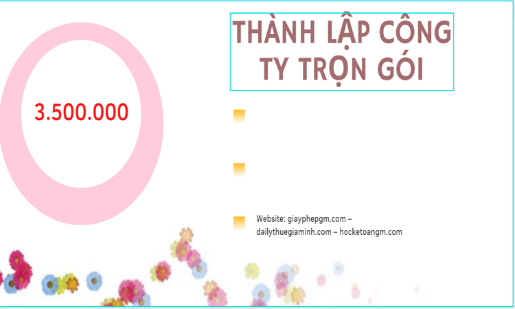 Bảng giá thành lập doanh nghiệp ở Huyện Đông Anh 