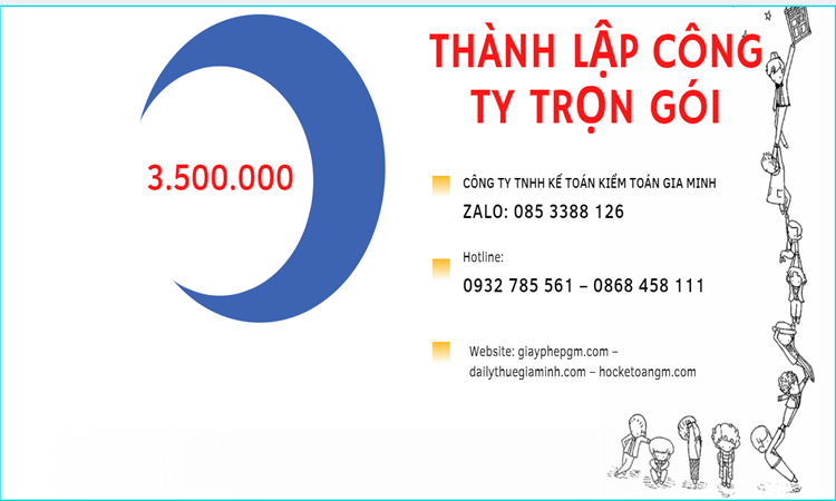 Bảng giá thành lập doanh nghiệp ở Huyện Gia Lâm 