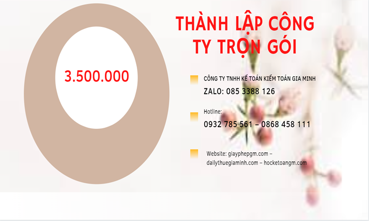 Bảng giá thành lập doanh nghiệp ở Huyện Kim Bảng