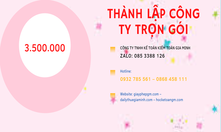 Bảng giá thành lập doanh nghiệp ở Huyện Mê Linh