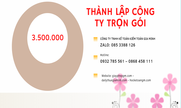 Bảng giá thành lập doanh nghiệp ở Huyện Phong Điền
