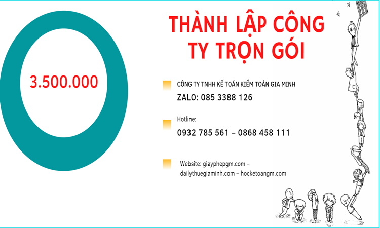 Bảng giá thành lập doanh nghiệp ở Huyện Thạch Thất
