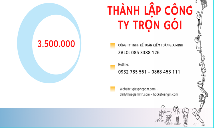 Bảng giá thành lập doanh nghiệp ở Huyện Văn Lâm