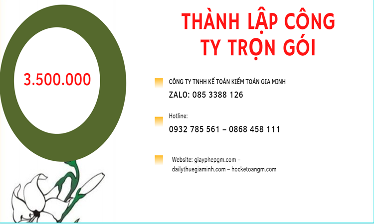 Bảng giá thành lập doanh nghiệp ở Kom Tum