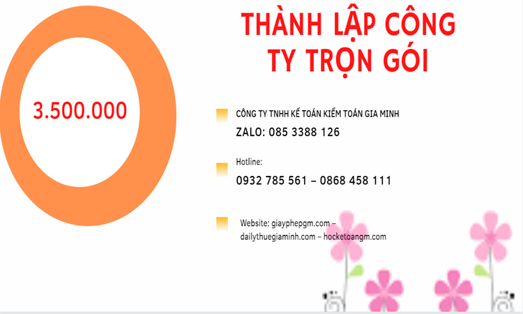 Bảng giá thành lập doanh nghiệp ở Quận Tân Bình 