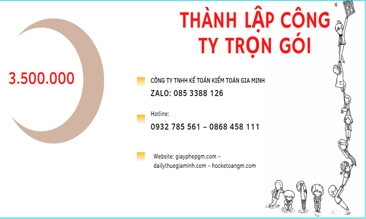 Bảng giá thành lập doanh nghiệp ở Thị Xã Duy Tiên