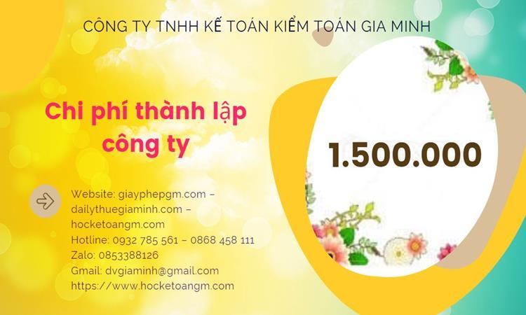 Bảng giá thành lập doanh nghiệp vật liệu xây dựng đúng luật tại Bà Rịa Vũng Tàu
