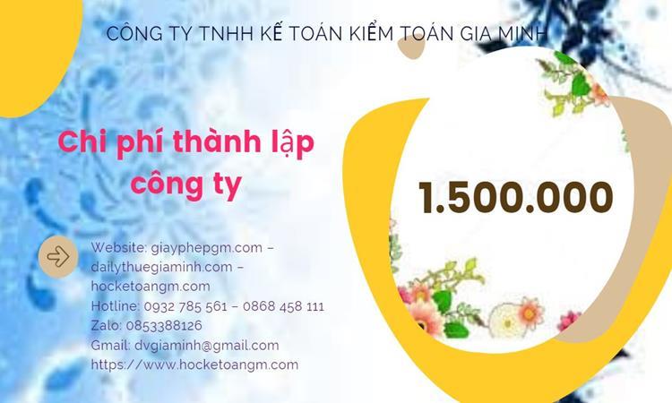 Bảng giá thành lập doanh nghiệp vật liệu xây dựng đúng luật tại Bắc Ninh