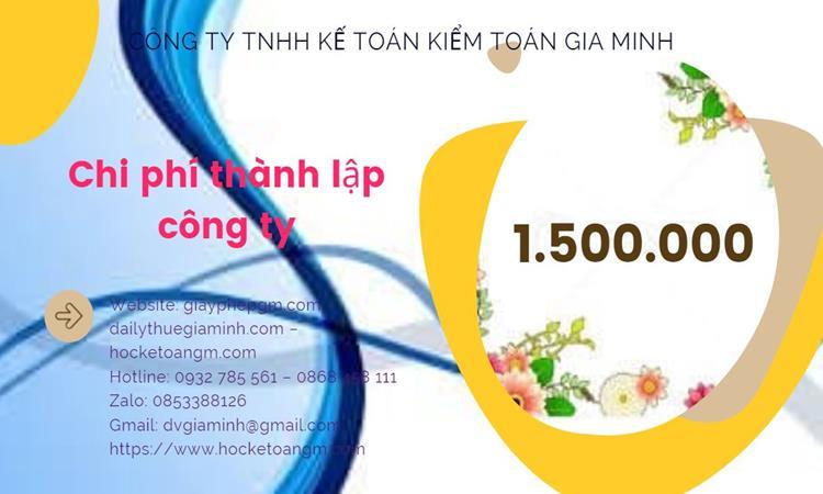 Bảng giá thành lập doanh nghiệp vật liệu xây dựng đúng luật tại Bình Thuận