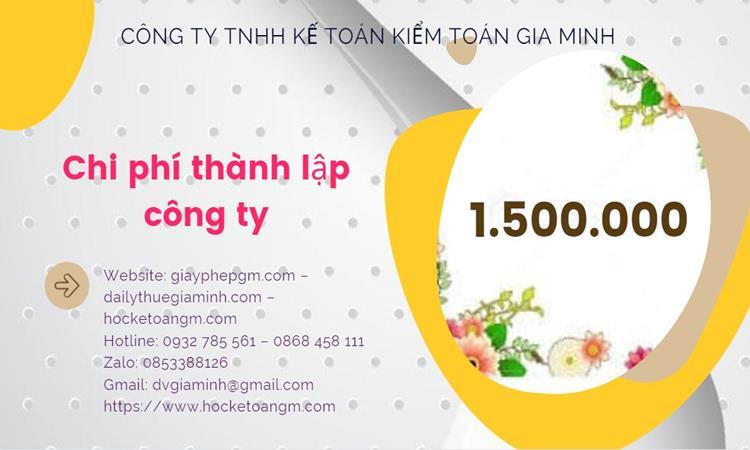 Bảng giá thành lập doanh nghiệp vật liệu xây dựng đúng luật tại Hà Giang