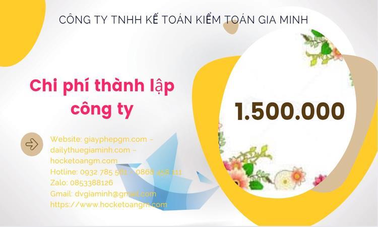 Bảng giá thành lập doanh nghiệp vật liệu xây dựng đúng luật tại Hà Nam