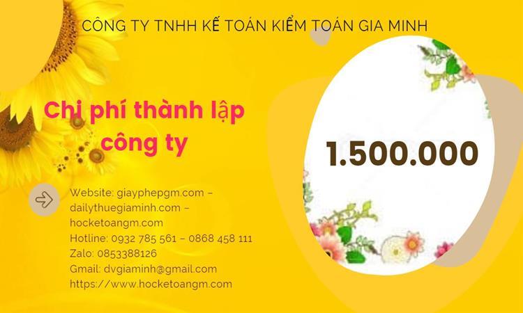 Bảng giá thành lập doanh nghiệp vật liệu xây dựng đúng luật tại Huyện Thới Lai