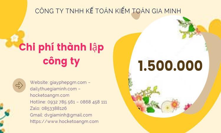 Bảng giá thành lập doanh nghiệp vật liệu xây dựng đúng luật tại Huyện Thường Tín