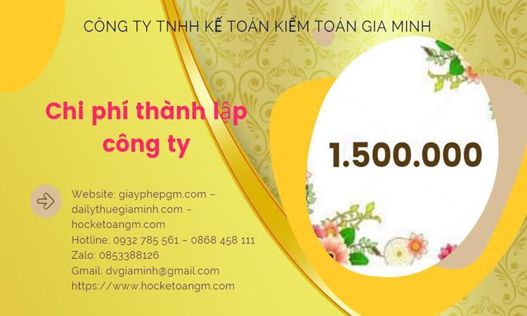 Bảng giá thành lập doanh nghiệp vật liệu xây dựng đúng luật tại Quận Cái Răng
