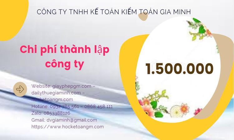 Bảng giá thành lập doanh nghiệp vật liệu xây dựng đúng luật tại Thành Phố Đà Nẵng