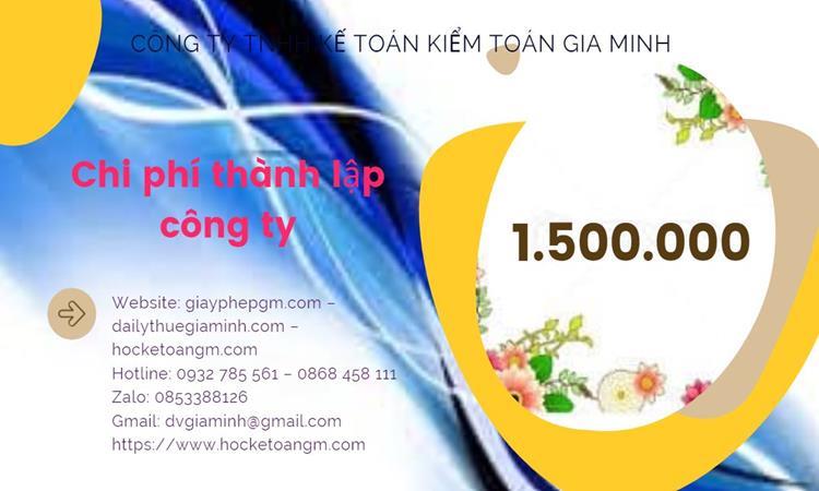 Bảng giá thành lập doanh nghiệp vật liệu xây dựng đúng luật tại Quận Hải Châu