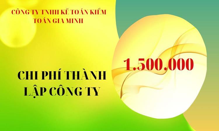Bảng giá thành lập doanh nghiệp vật liệu xây dựng đúng luật tại Vĩnh Phúc