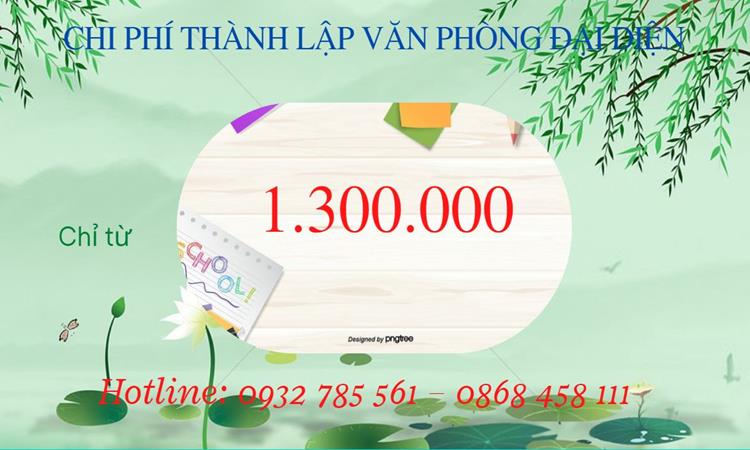 TƯ VẤN THÀNH LẬP THÊM VĂN PHÒNG ĐẠI DIỆN TẠI BÌNH ĐỊNH 5 Bảng giá thành lập thêm văn phòng đại diện tại Bình Định