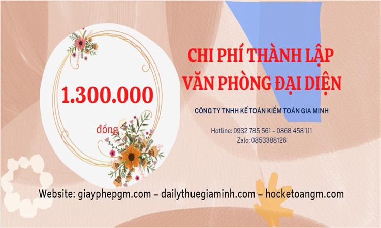 Bảng giá thành lập thêm văn phòng đại diện tại Tây Ninh